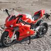 1/12 Ducati V4S Panigale Diecast Motorcycle Model Toy Replica with Sound & Light Birthday Gift Christmas Gift Collection Bike
