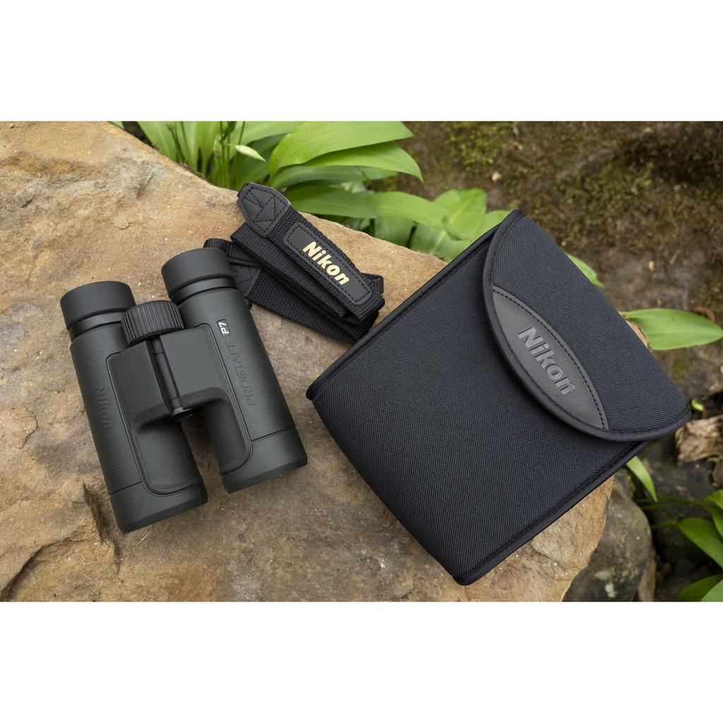 Бинокль Nikon PROSTAFF P7 10x30, 10-кратное увеличение, компактный, для наблюдения за птицами, концертов, спорта, путешествий - Угольно-серый