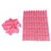 100 Sets Numbered Cattle Ear Tags Accurate Livestock Identification Card for Cow Pig Sheep Pink