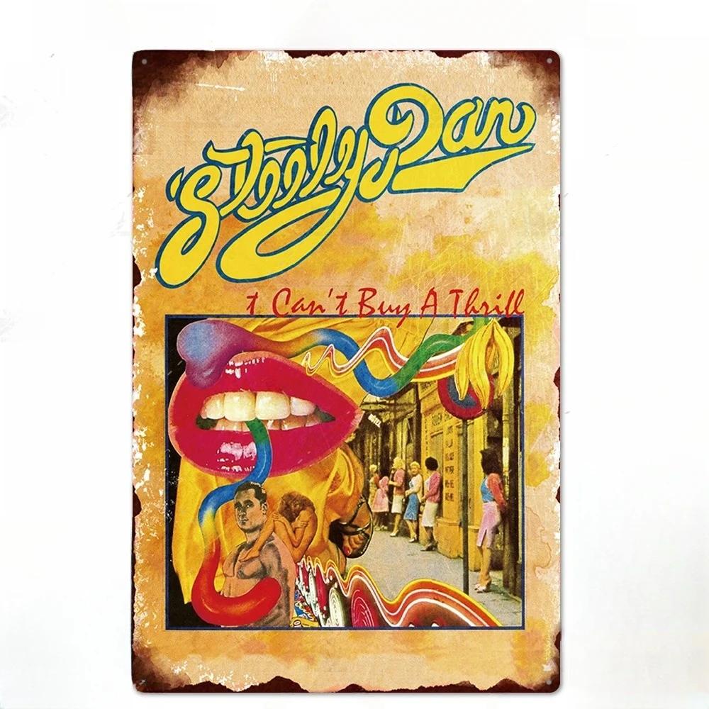 Vintage Rock Band Metal Sign Metal Poster Sign Plaque Metal Wall Plate Workshop Bar Pub Garage Club Retro Home Wall Decor