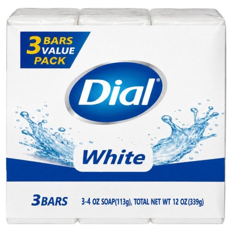 Мыло Dial White, 113 г x 3 шт.