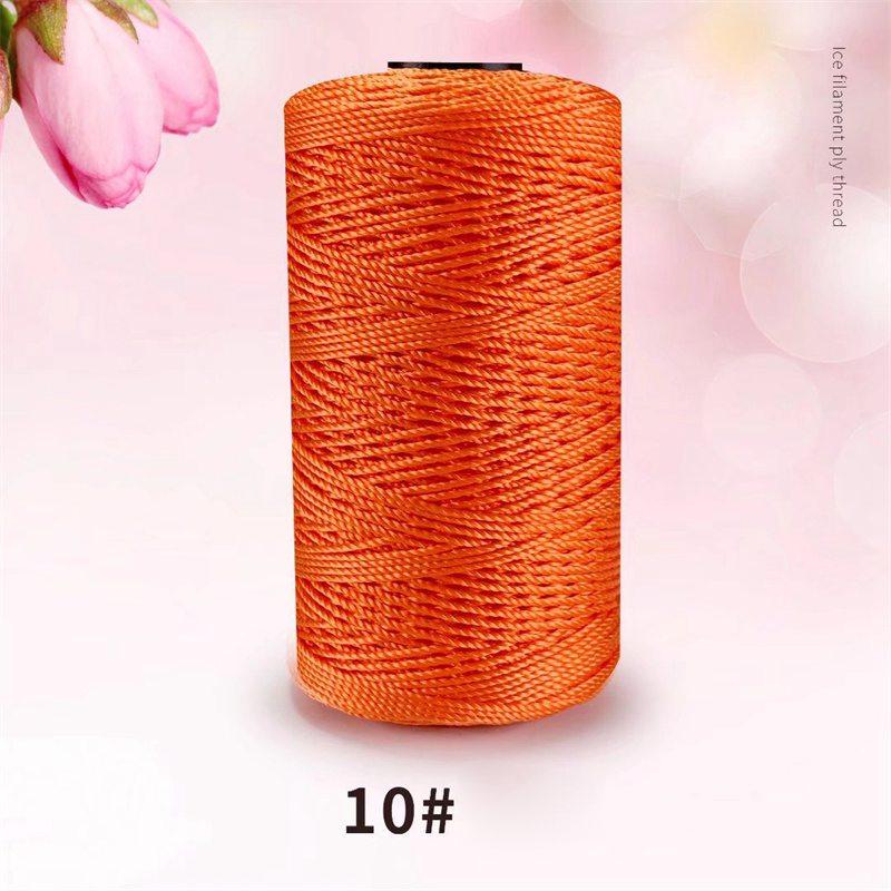 Ручная работа, ремесло, витой шнур макраме, сделай сам, свадебный декор, полипропиленовая швейная нить, 34 цвета, веревка