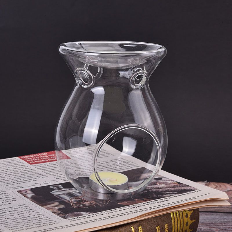 Стеклянная свеча в скандинавском стиле, жаропрочная масляная печь, аромагорелка, подсвечник, ваза, романтическое свадебное украшение