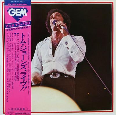 Пластинка TOM JONES - Tom Jones Live! GEM1089 LONDON RECORDS 1975 Япония Obi Поп Б/у