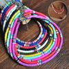 1PC Short Chain Women Necklace Soft Clay Colorful Jewelry Pendant Present Gift Women Accessories