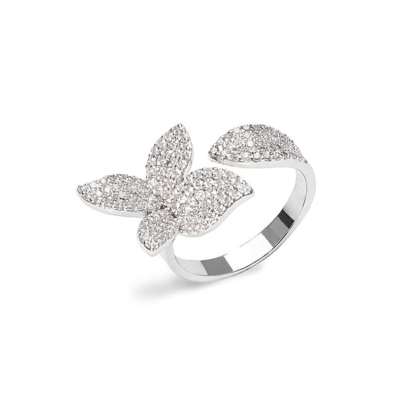 MACIER Кольцо Blossom Открытое