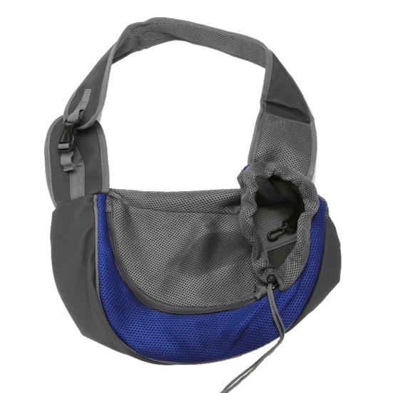 Pet Sling Carrier Scratch-Proof Good Ventilation Large Space Mesh Pet Sling Comfort Handbag for Outdoor
