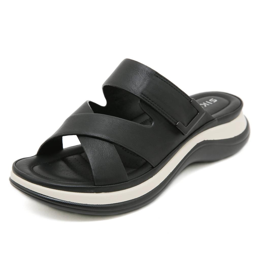 Женская обувь Летняя мода 2026 Платформа Танкетка Шлепанцы Женские Повседневные Большого размера Сандалии Пляжная обувь 35-41