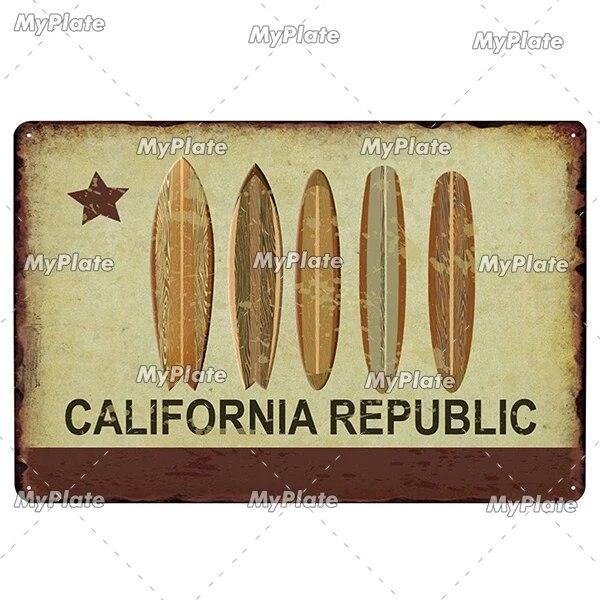 NODE BEACH Vintage Metal Sign Tin Sign Vintage Cafe Decoration Plaque Home Wall Decor Bar Sign Home Decor Poster Drop Shipping