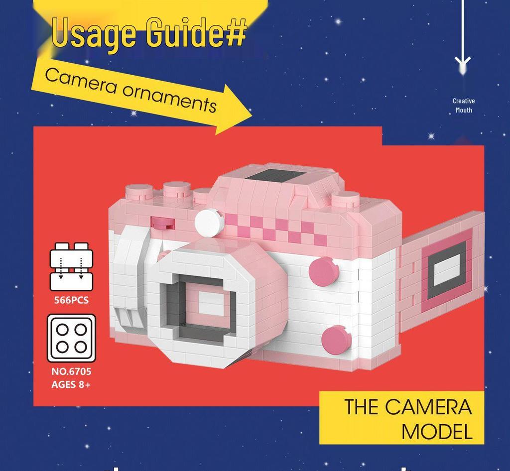 Chaolechuang 3D Зеркальная цифровая камера Конструктор Модель Подарок