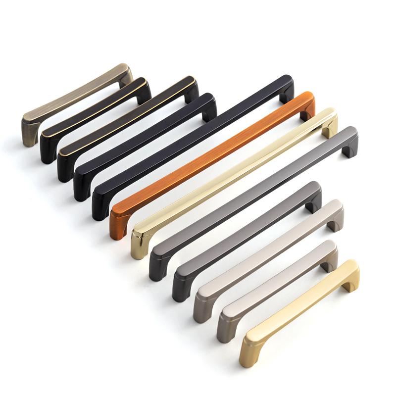 Oukali 96mm Zinc Alloy Push Pull Handles New Release Cabinet Drawer Kitchen Hardware Wardrobe Bedroom Bathroom Living Room