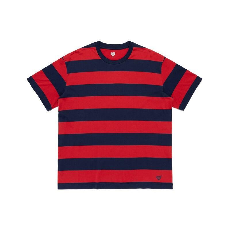 HUMAN MADE Полосатая футболка Pack Navy
