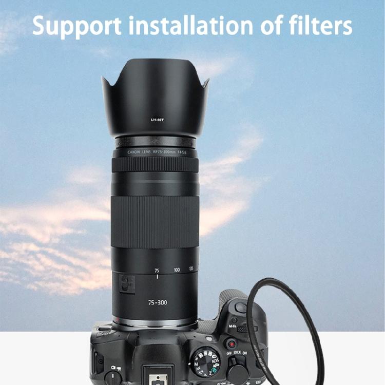 Бленда LH-60T Крышка бленды для RF 75-300/EF-S 55-250 II Защищает от нежелательного света и повреждений