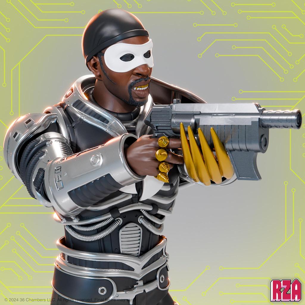 Super7 Bobby Digital RZA Action Figure Accessory Hip Hop Collectible Retro Toy ULTIMATES!RZA - 7"