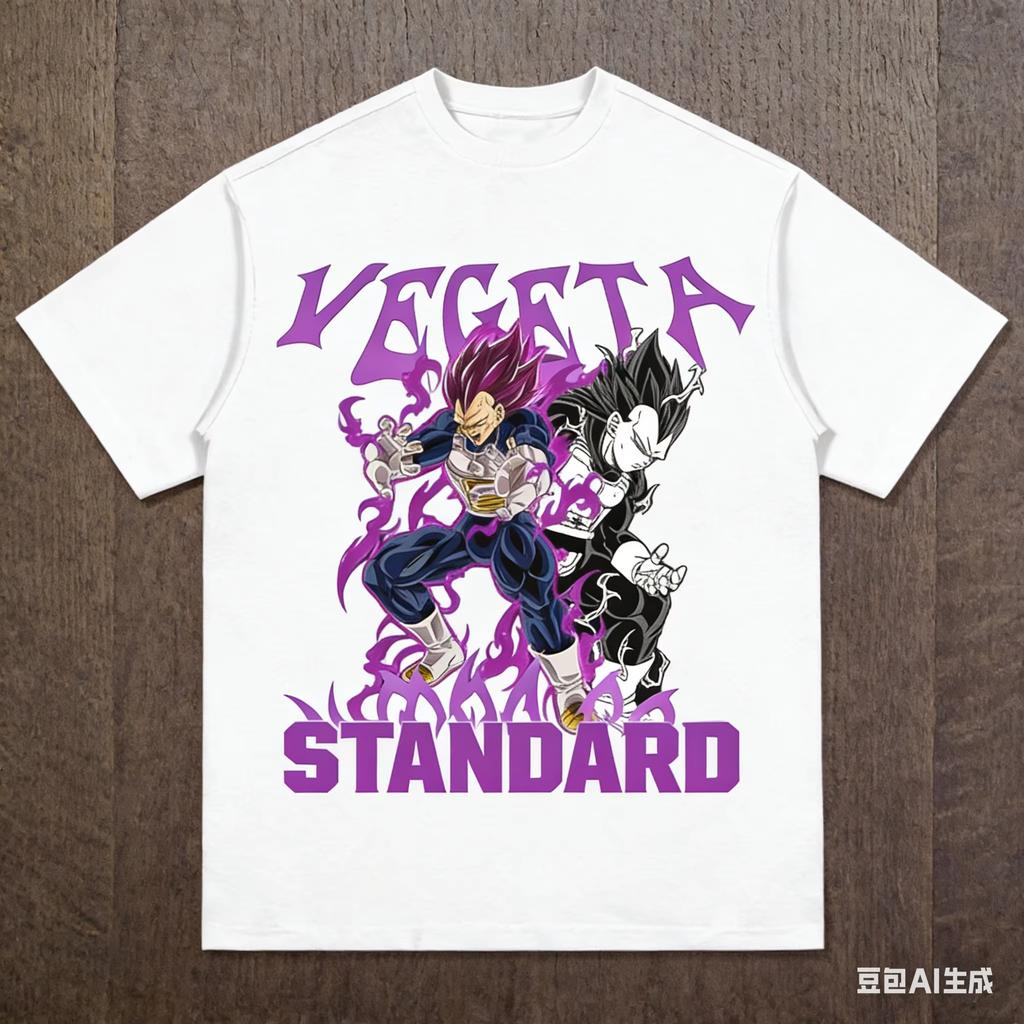 2026 New Hot Summer 2026 Dragon Ball Oversized T-shirt High Quality 100_ Cotton Ultra Ego Vegeta Print Unisex Retro Gym T-shirt