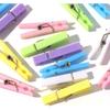 60PCS Clear Clothes P for Baby Shower Games Boy Girl, Transparent Acrylic Clothes Pin Bulk, 1.4'' Mini Clothesp for Photos, DIY Crafts, Baby Shower