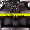 Car Floor Mats For VW GOLF VI Convertible Auto Carpets Foot Coche Accessorie