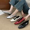 Spring 2025 New French Mary Jane Shoes Double Bow Square Head Shallow Mouth Temperament Flat Bottom with Skirt Single Shoes