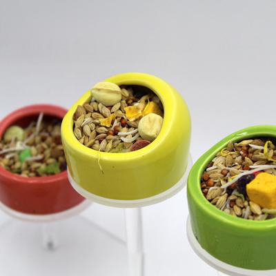 Миска для мелких животных Миска для корма и воды для хомяка Миска для кормления питомца Неопрокидывающаяся кормушка для морских свинок, кроликов, ежей, попугаев