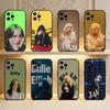 Чехол для телефона Billie Singer E-Eilish WILDFLOWER для iPhone 17, 16, 15, 14, 13, 12 Plus, Max, мягкий силиконовый, черный