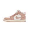 Кроссовки Air Jordan 1 Mid SE PS Legend Pink Kids White Sail FN7493-161