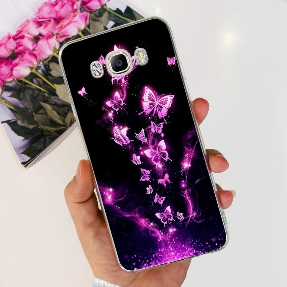 For Funda Samsung Galaxy J5 2016 Phone Case Cute Cat Dinosaur Soft Silicone Cases For Samsung J5 2016 J510 Back Cover Bumper