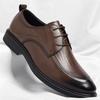 Business Dress Four Seasons Leather Shoes Dress Leather Shoes Lace-up Business Leather Shoes Commuter Work Shoes Daily Trend One