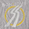 Bon Jovi Unisex Adult Slippery When Wet World Tour Heather T-Shirt