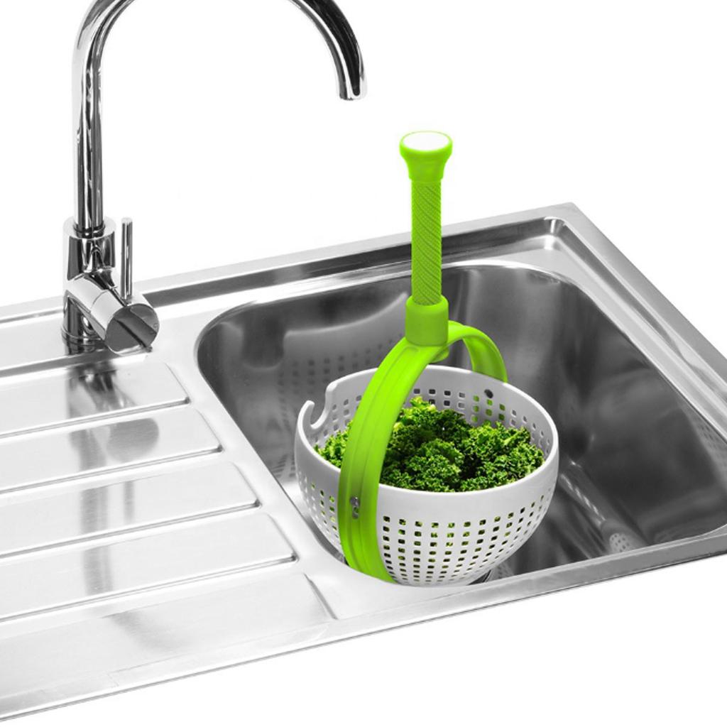 Салатная сушилка для овощей Кухонная мойка для овощей Центробежный отжим Корзина для слива воды