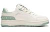 Li Ning Lightweight Abrasion Resistant Low top Skateboard Shoes Women's White Green AGCS248-3