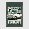 DDR Trabant Trabi Trabbi Racing Classic Vintage Retro Metal Poster Sign Garage Club Custom Wall Decor Tin Room Decor Home Decor