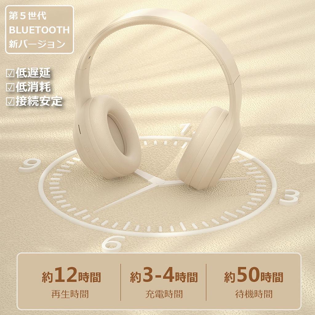 Bluetooth Wireless Sealed Deep Bass Headphones with Lightweight TF Birthday Bluetooth Storage Bag Included Headphones, Headphones, Over-Ear