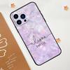 Personalised Name Watercolour Case For Apple iPhone 12 13 Mini 11 14 15 16 Pro Max Plus X XR XS Max Coque