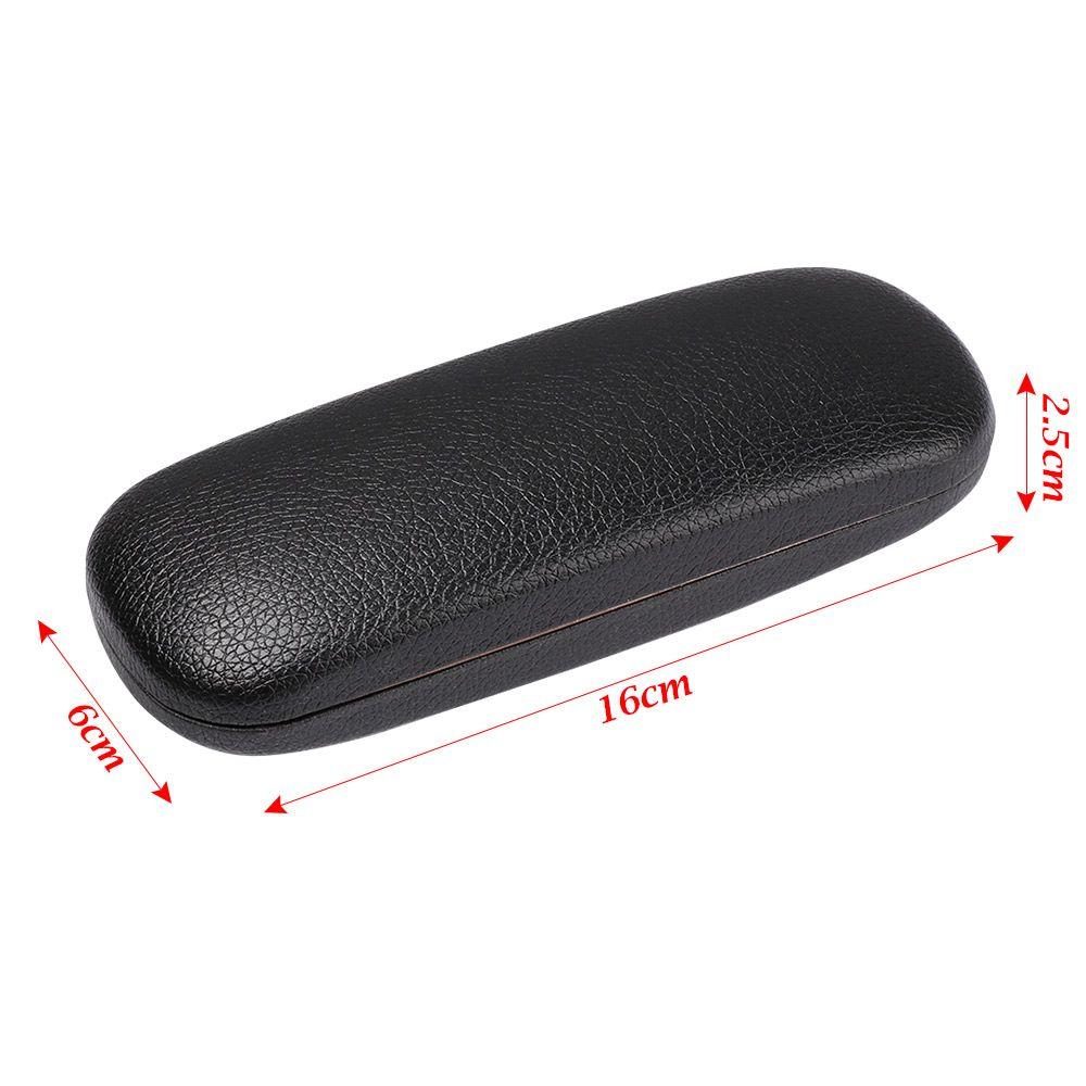 Grain Waterproof Eyewear Protector Hard Frame Eyeglass Cases Glasses Box Black Spectacle Cases