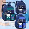 Astronaut Kids' Lightweight Backpack with Spine Protection for Primary School Students