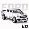 Масштаб 1/32 Ford Raptor F350 Пикап, литая под давлением модель автомобиля, игрушечный автомобиль с откатным механизмом со звуком и светом для детей, коллекция подарков для мальчиков и девочек