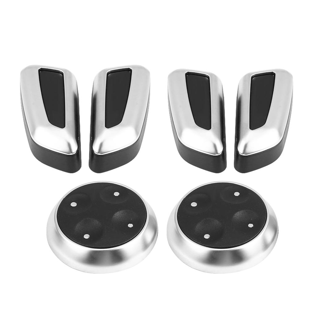 6 шт., ручка регулировки сиденья автомобиля, кнопка, переключатель, крышка, отделка для A3 A4 A5 A6 Q3 Q5