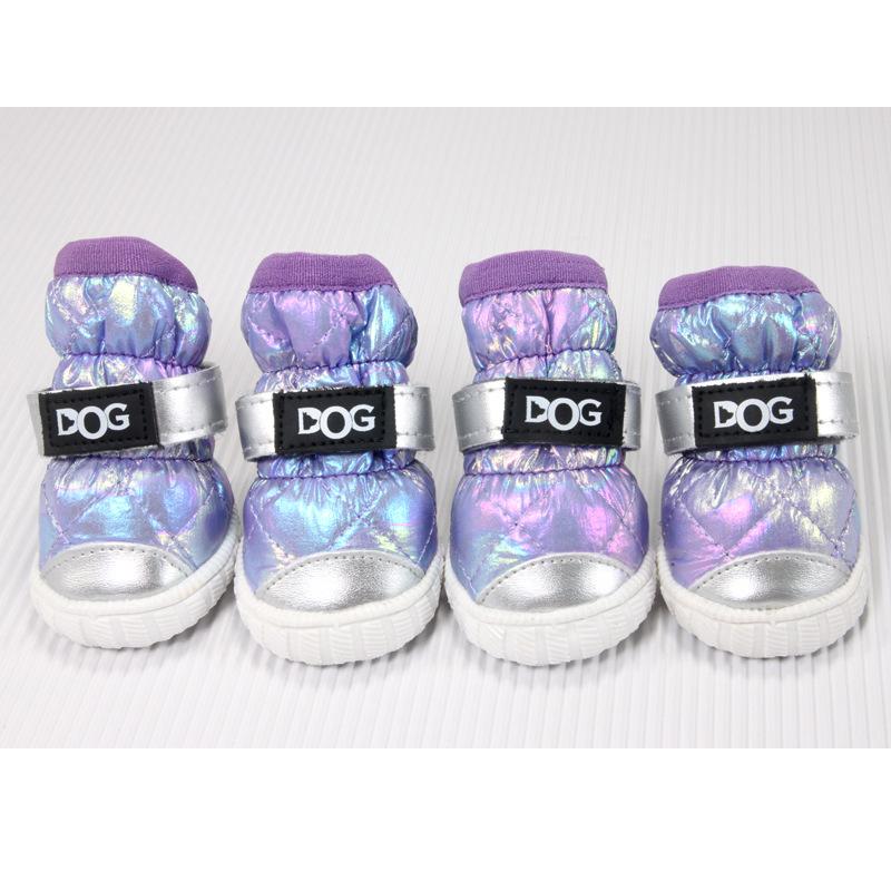 4 шт./компл. непромокаемая зимняя обувь для собак для маленьких собак, теплая флисовая обувь для щенков, зимние сапоги для собак, обувь для чихуахуа, йорк...