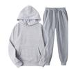 Mens Casual Sport Set Hooded Sweatshirt Pants Loose Fit Cotton Blend Tracksuit