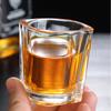 6pcs Set Shot Glass Crystal Glass Drinkware Spirits Cup Transparent Cups Stemware Flat Bottom Small Capacity Wine Glass Drinks