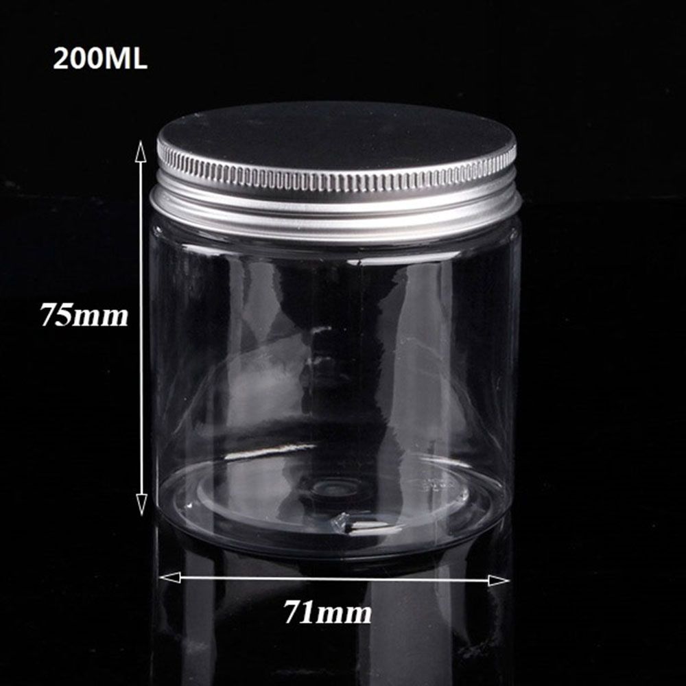 30-250ML Oil Wax Lip Balm Storage Container Empty Jar Aluminum Cap Tin Pot