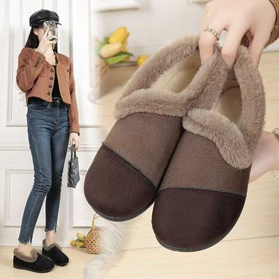 Зимние туфли-слипоны в стиле старого Пекина для мам - Плюс бархат, Нескользящие, Теплые