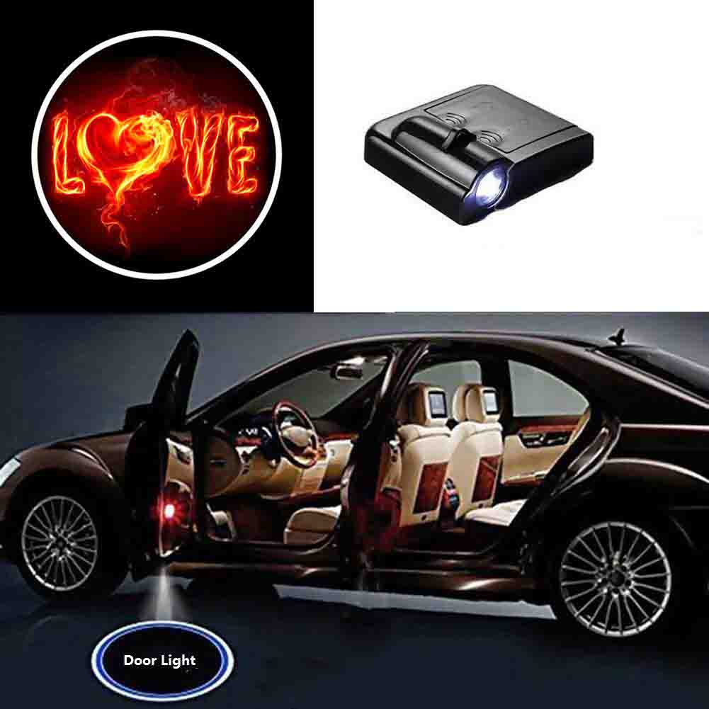 Автомобильный светодиодный теневой проектор. Приветственные огни. Приветственные огни. Лазерный проектор на двери автомобиля.