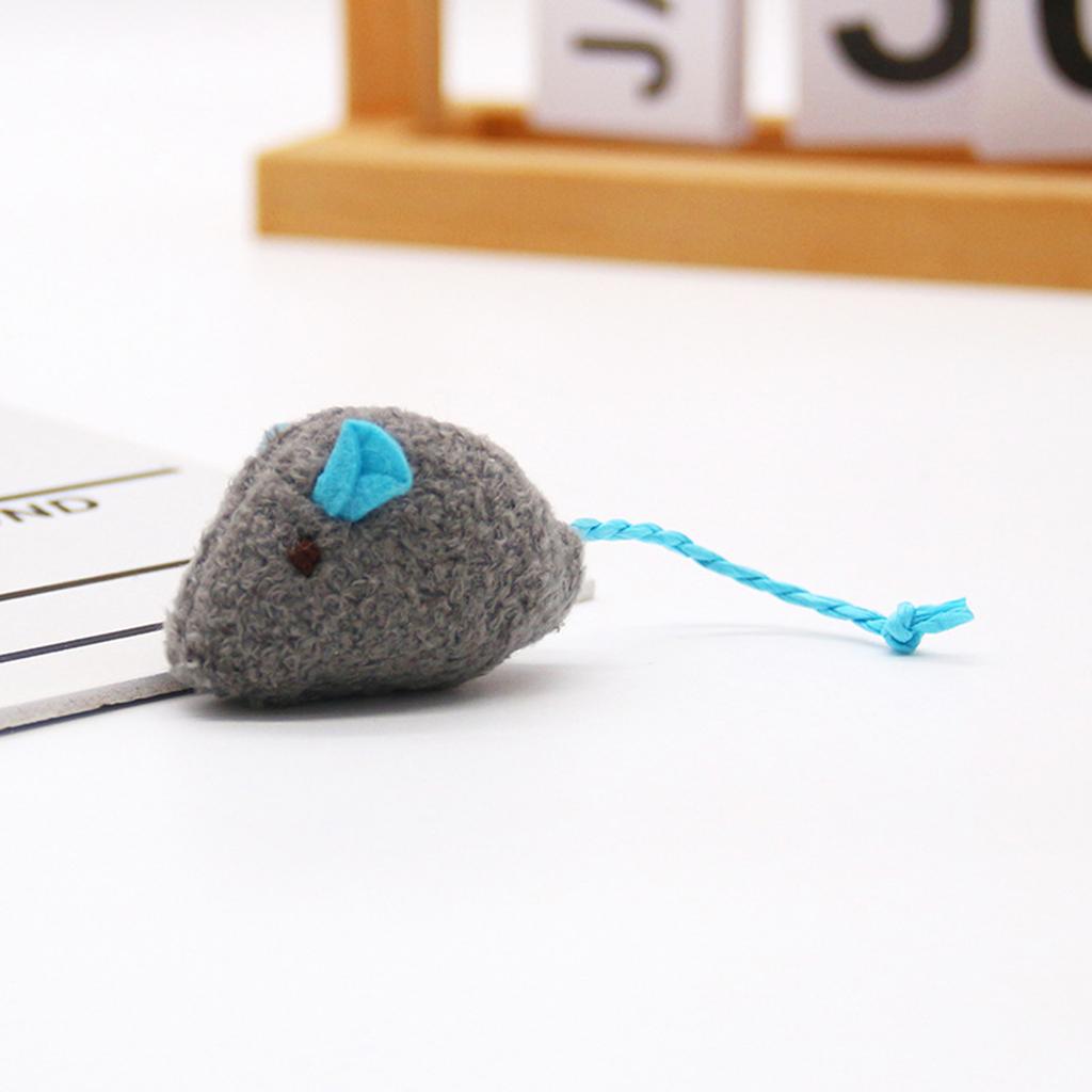 8 шт. плюшевая игрушка для кошек «Мышь», игрушка для котят, длинный хвост для прорезывания зубов у кошек, жевательное кольцо-колокольчик для кошек, подарок для тренировок