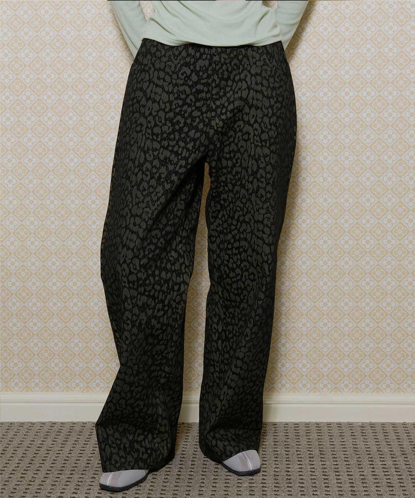 BONATSPALETTE Bp Leopard Wide Pants_Black