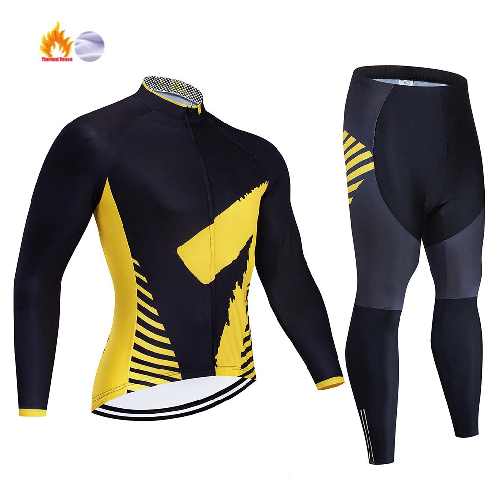 2026 Зимний Новый Набор Велосипедных Маек MTB Одежда для Велосипеда Maillot Ropa Ciclismo Invierno Велосипедная Термофлисовая Одежда для Велоспорта