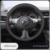 Leather Car Steering Wheel Cover for Nissan Qashqai J10 J11 J12 2010 - 2020 2021 2022 2023 2024 2025 2026 Interior Accessories
