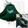 Attack on Titan Survey Corps Плащ Косплей Крылья Свободы Леви Эрвин Смит Костюм Маскировка Унисекс Хэллоуин Событие Школьный Фестиваль Подарок