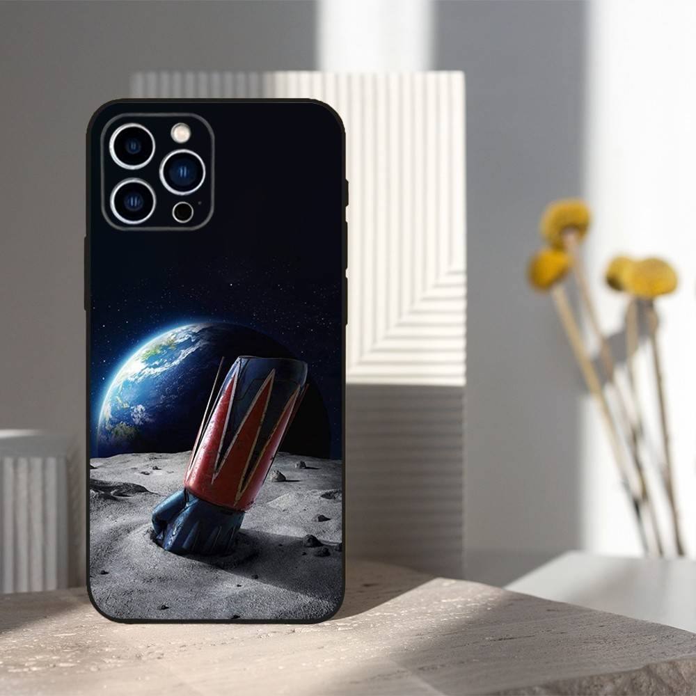 R-Robot G-Goldorak-UFO Phone Case For iPhone 16,15,14,17,13,12,11 Plus,Pro Max,XS,X,XR,SE,Mini,8,7,Soft Silicone Black Cover