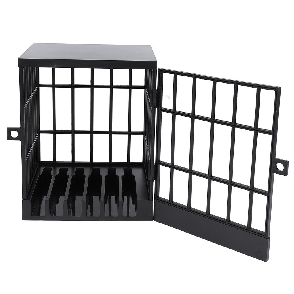 Пластиковая камера-тюрьма для мобильного телефона, запираемая клетка для мобильного телефона для классной комнаты, семейного времени, вечеринки, веселый подарок, полностью черная